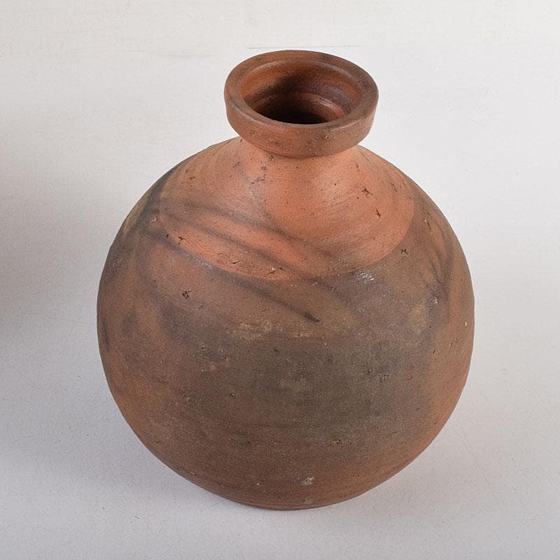 備前焼　古備前　花入　陶印あり　時代箱　C　R8017C