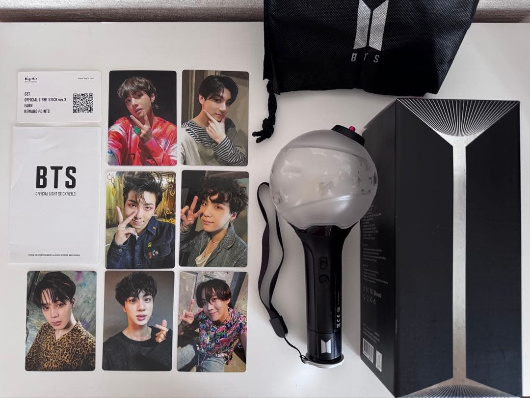 【セット】BTS 公式ペンライト Ver.1-4