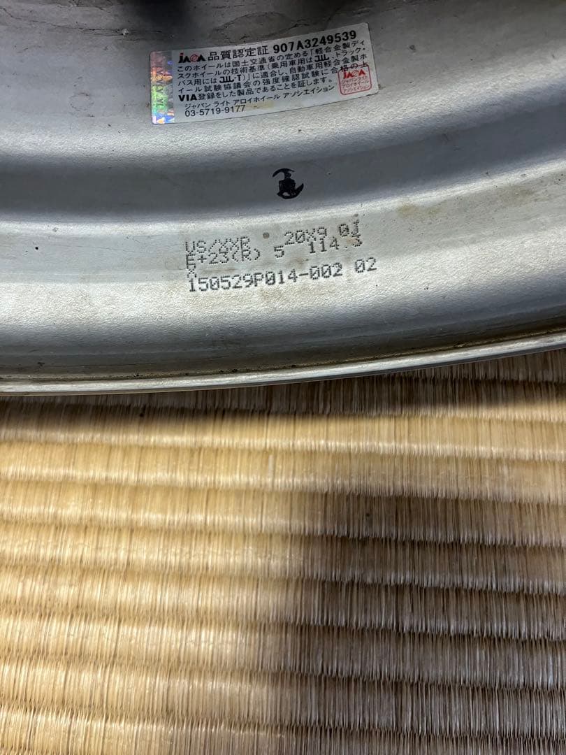 いけたにwork VSXX 20インチホイールタイヤセット