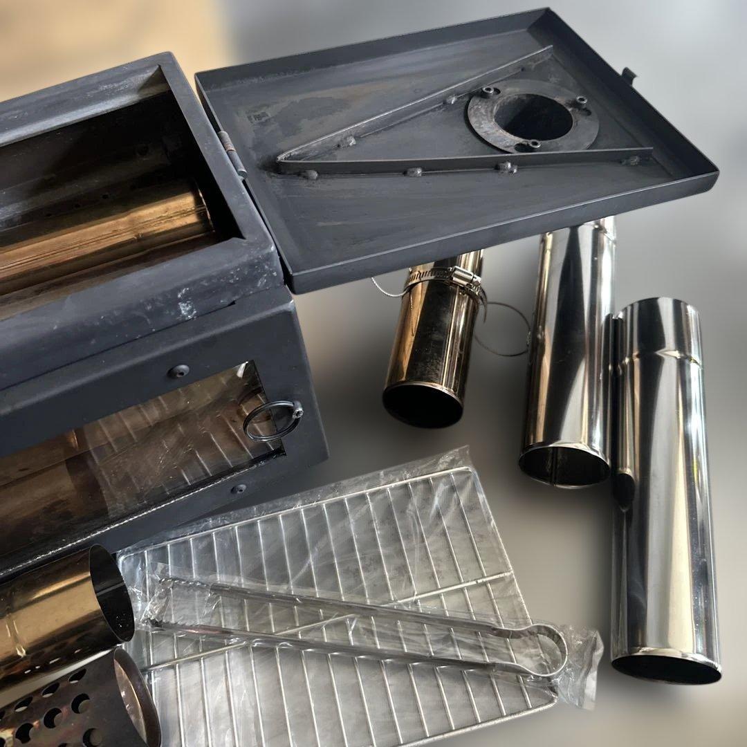 お値下げ❣️追加煙突‼️アウトドア薪ストーブ MICRO 中古　Mt.SUMI