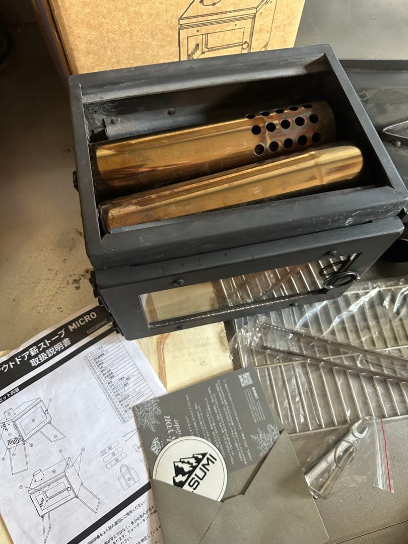 お値下げ❣️追加煙突‼️アウトドア薪ストーブ MICRO 中古　Mt.SUMI