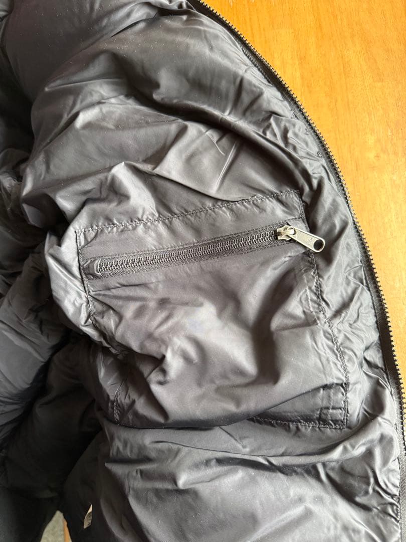 ryuTheNorthFace ロングダウンコート 黒　600フィルパワー