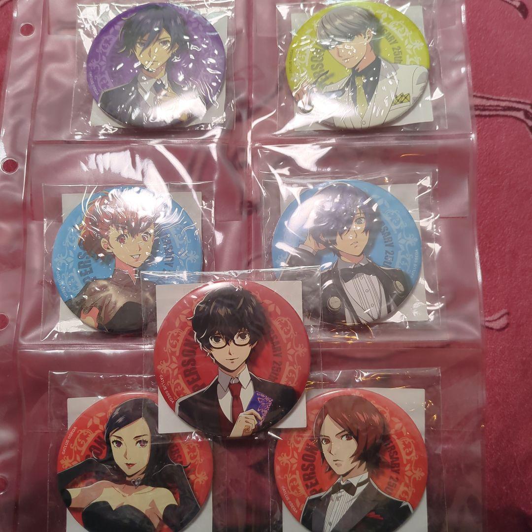 ペルソナ　セガ　ラッキーくじ　缶バッジ　コンプリートセット　主人公