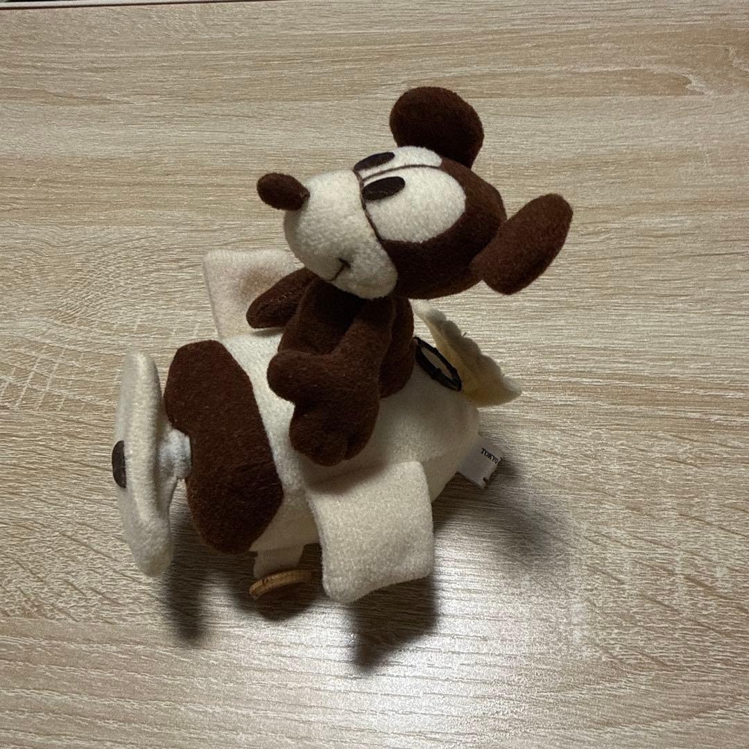 東京ディズニーシー　飛行機ミッキー　レトロ　ヴィンテージミッキー