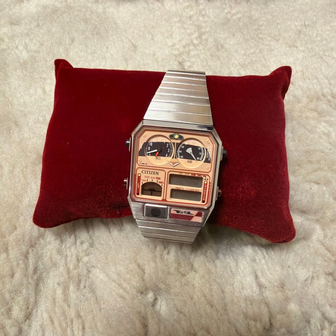 Citizen アナデジテンプ　上野駅開業140周年　485特急ひたち