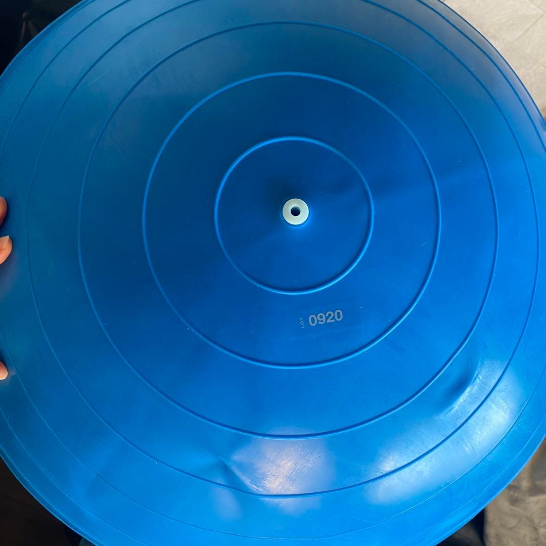 ギムニク(GYMNIC) フィジオロール イタリア製 青　70㎝　ピーナッツ型