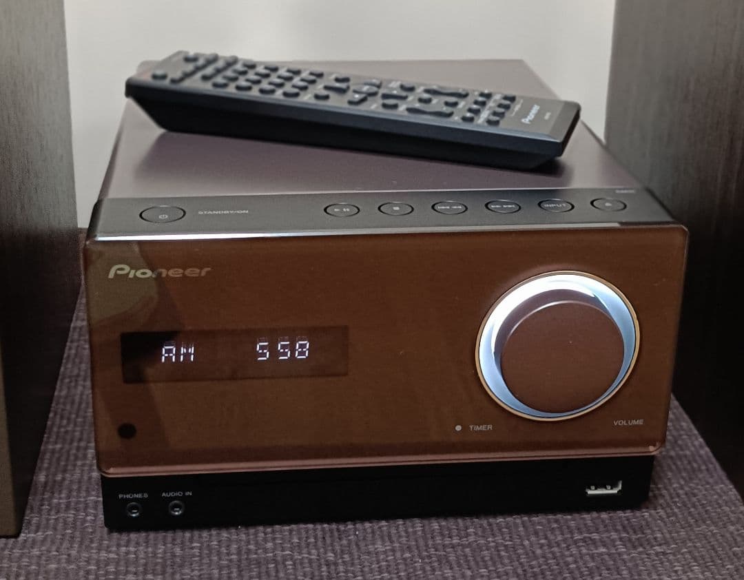 Pioneer X-CM32BT-T Bluetooth,USB接続　美品