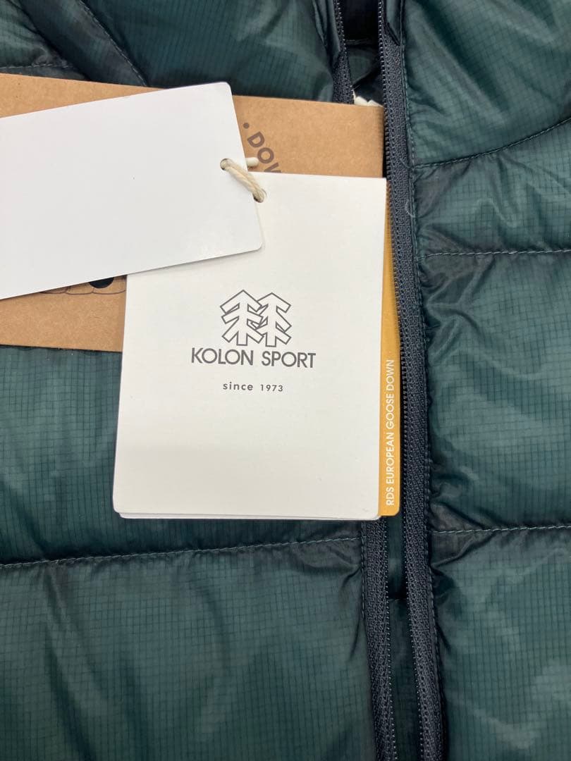 KOLON SPORT ダウンジャケット ダークグリーン