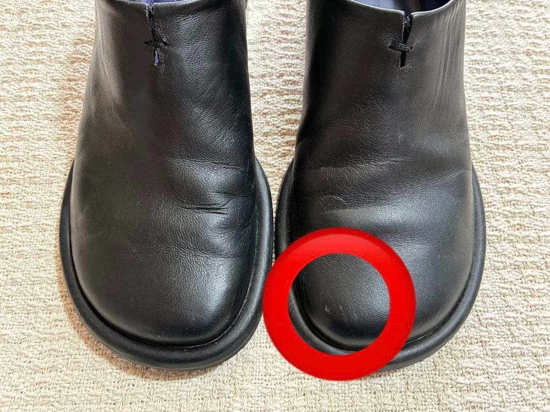 靴 TODAYFUL slide leather shoes 38