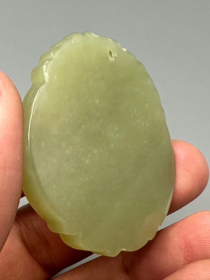 中国古美術.古蔵品.古和田玉佩.純手彫り.装身具.観賞物.中国骨董 彫刻 円形