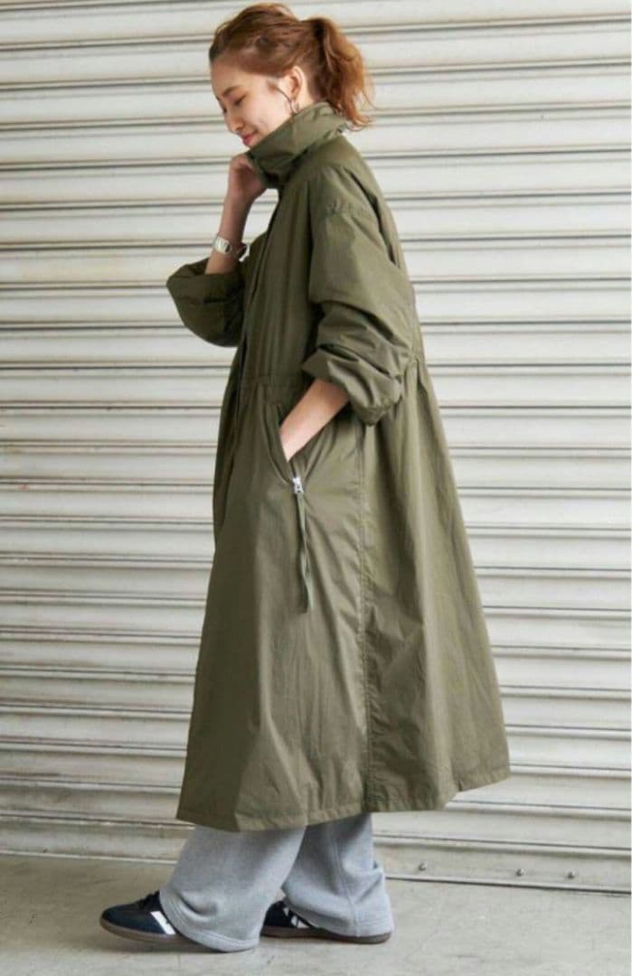 スピックアンドスパン 撥水 モッズコート 美品 36