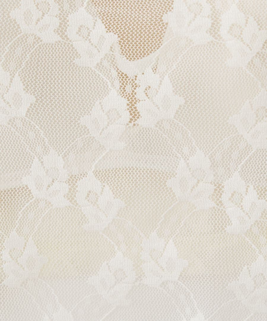 即完　ココディール　新品タグ付　フルールレースブラトップ　25AW