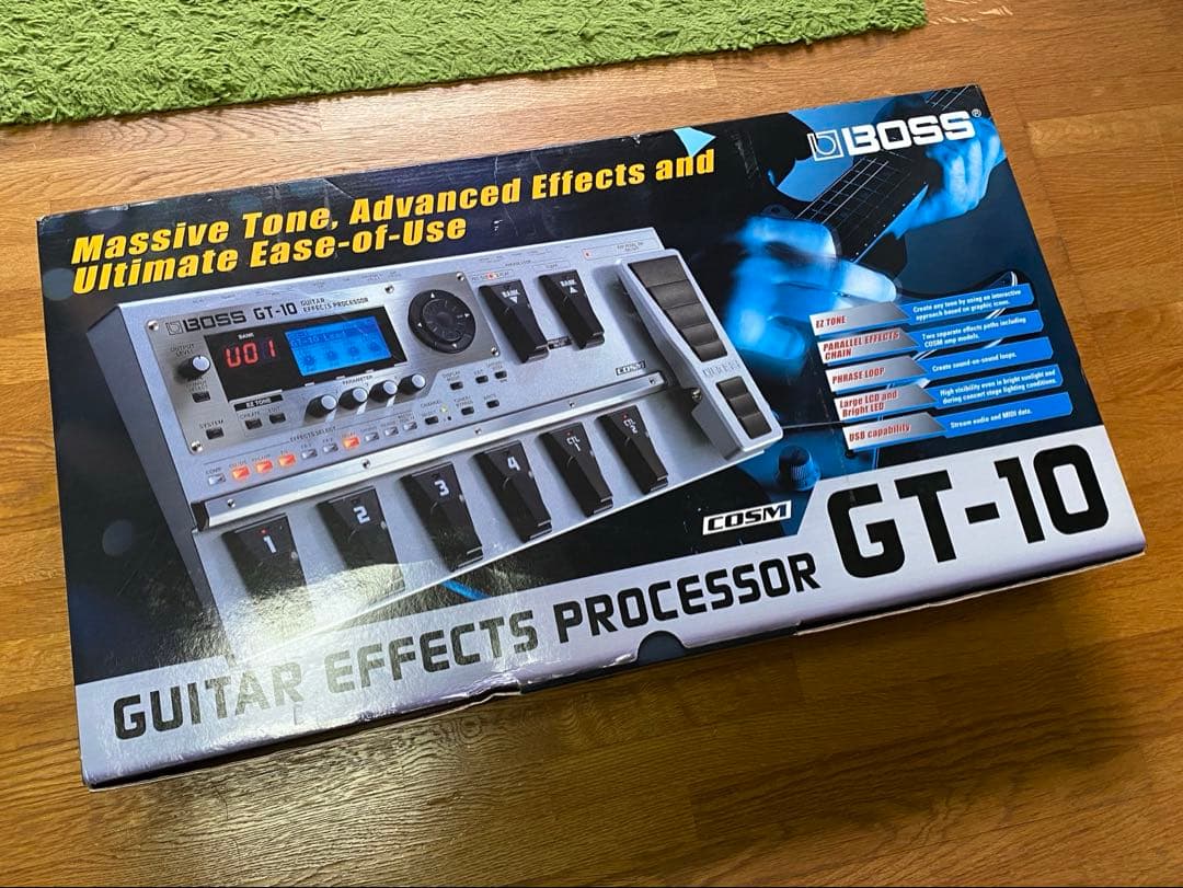 【美品】BOSS GT-10 ギターマルチエフェクター 箱/説明書付き