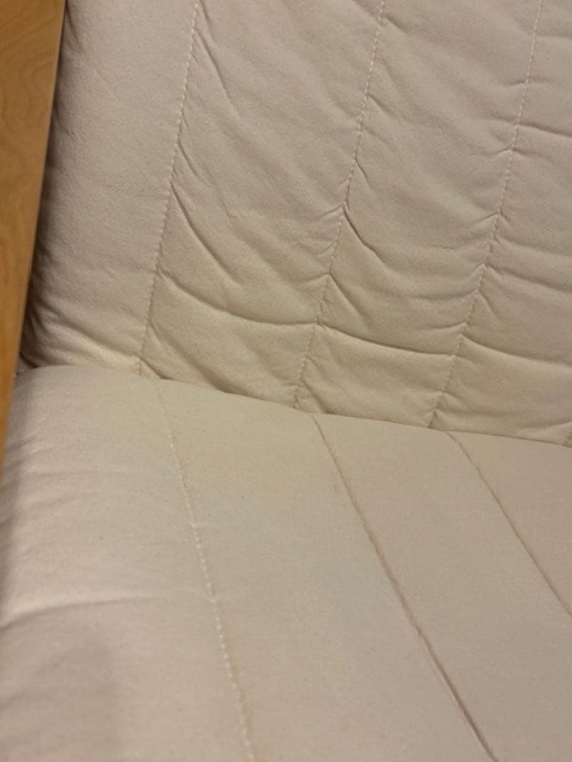 IKEA ポエング バーチ材 ソファ オットマン セット