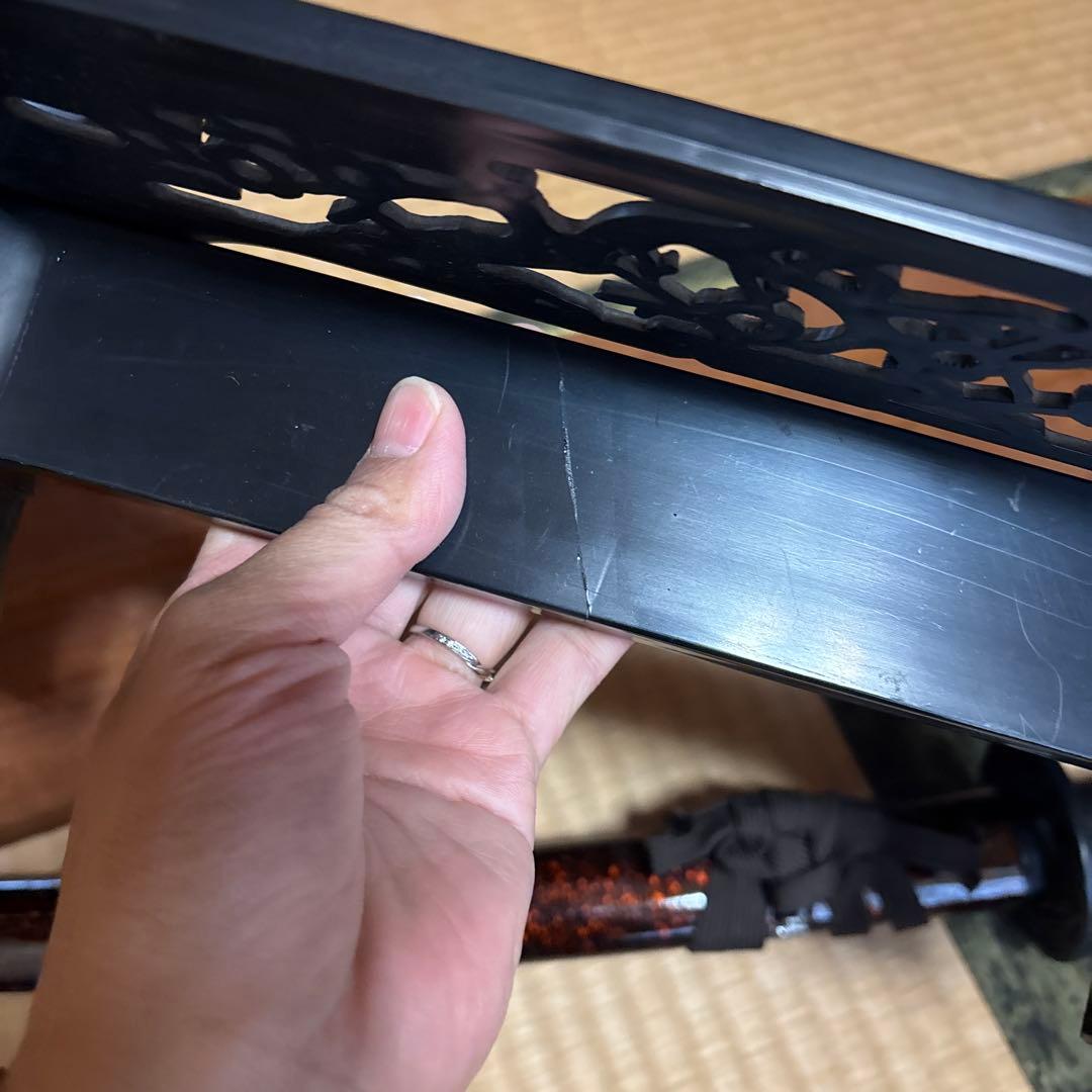 模造刀　刀 2本　 漆黒の刃