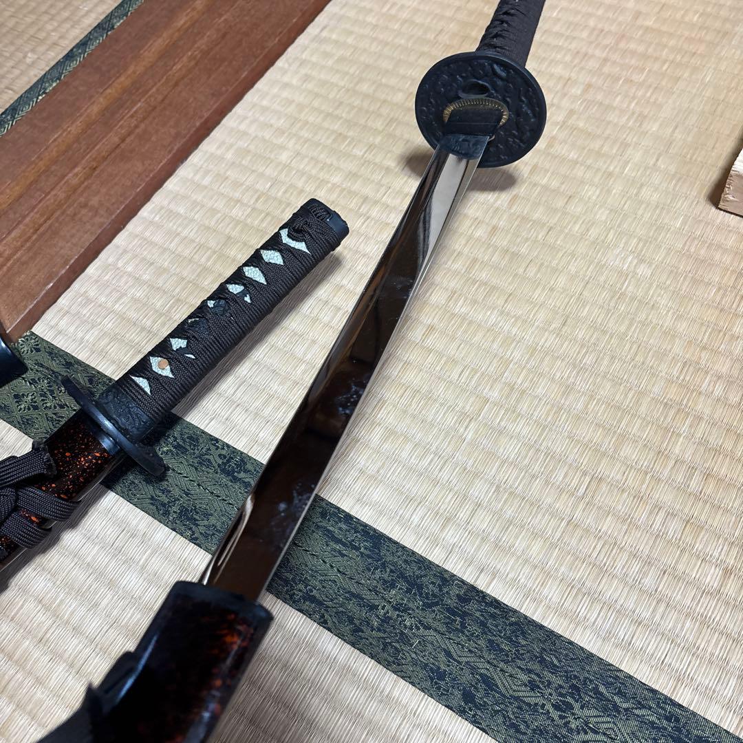 模造刀　刀 2本　 漆黒の刃