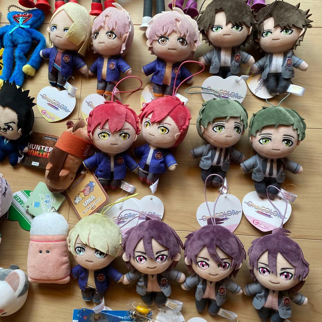 キョロちゃんおもちゃの缶詰9個とプライズぬいぐるみなど59個まとめ売り