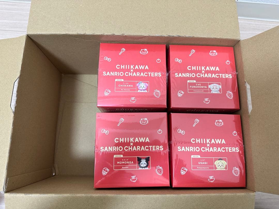 ちいかわ サンリオ kiramekko 4種 セット