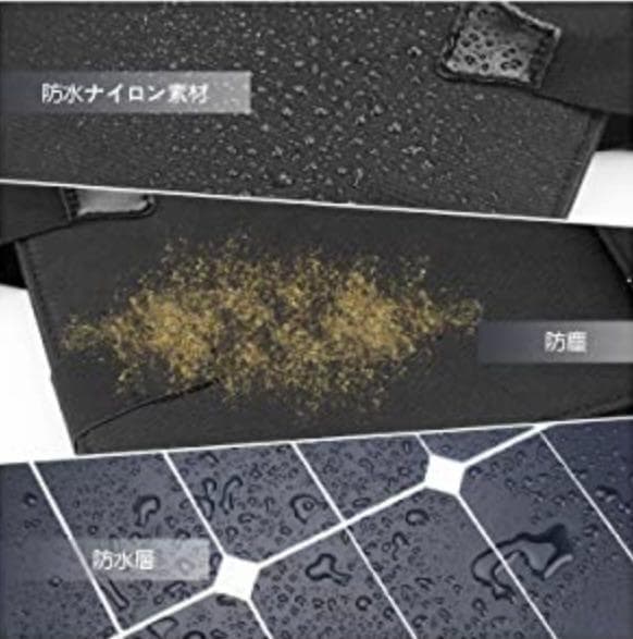 ❤米国の超高効率ソーラーパネルを4枚搭載♪❤超パワフル❣ソーラーチャージャー