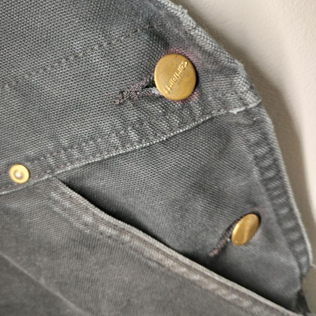 Carhartt カーハート ダック オーバーオール ブラック 黒 アメカジ L