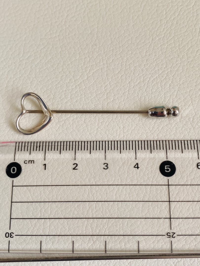 ティファニー　オープンハート　ピンブローチ　９２５　希少　TIFFANY