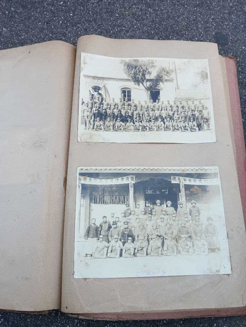 満州の古い写真７０枚、貼り付け、戦争、戦前、生写真