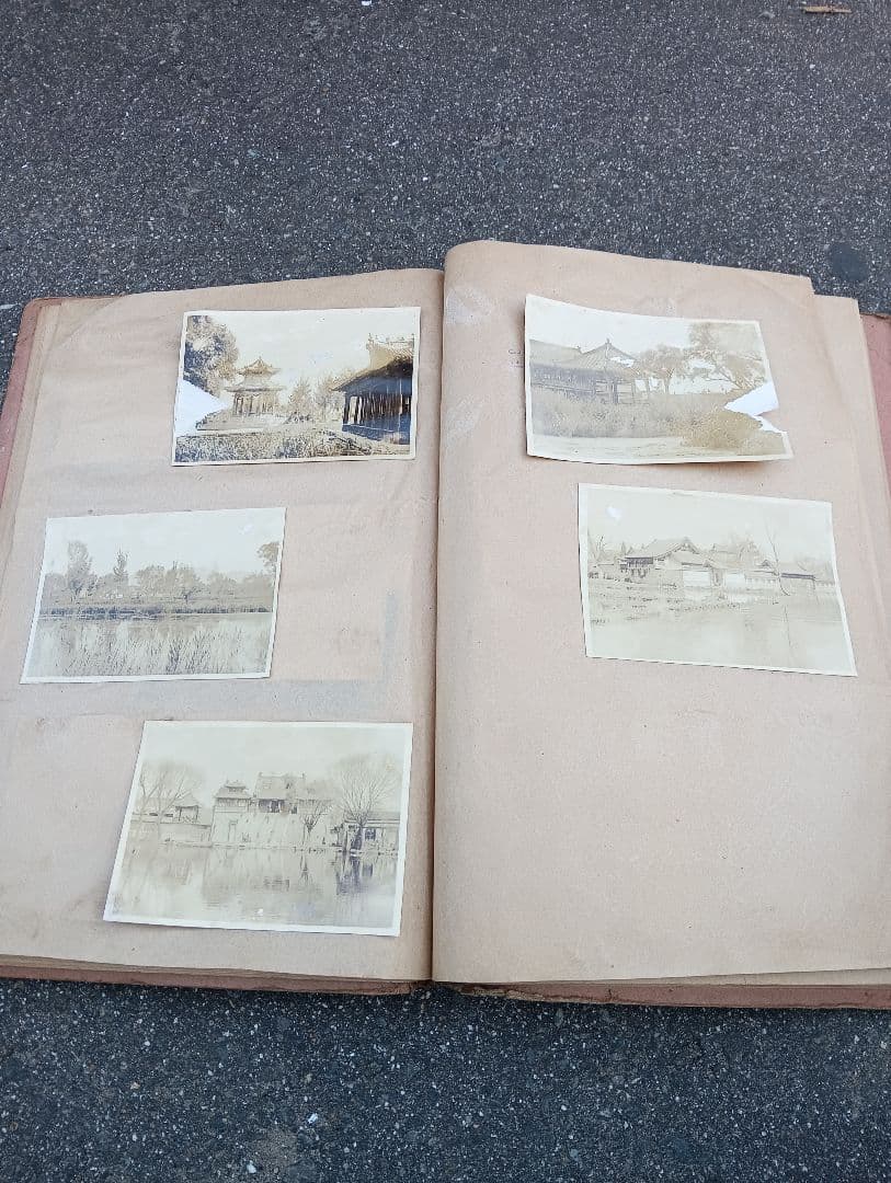 満州の古い写真７０枚、貼り付け、戦争、戦前、生写真