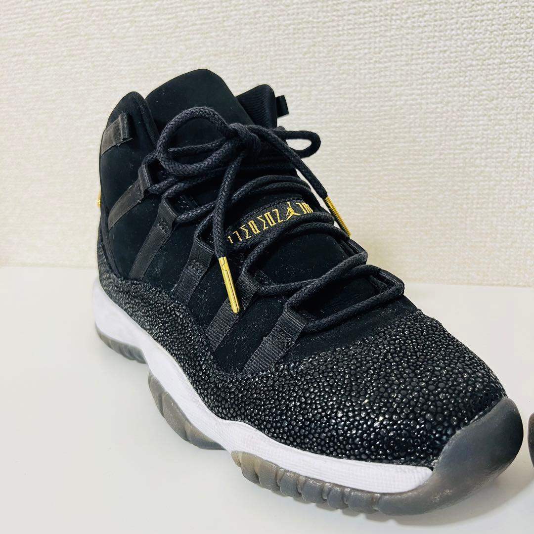 【美品】NIKE★AIR JORDAN11 RETRO PREM★22.5 黒