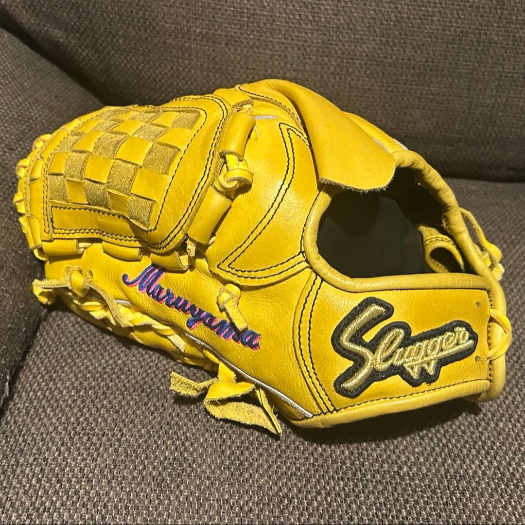 久保田スラッガー　軟式グローブ 左利きイエロー