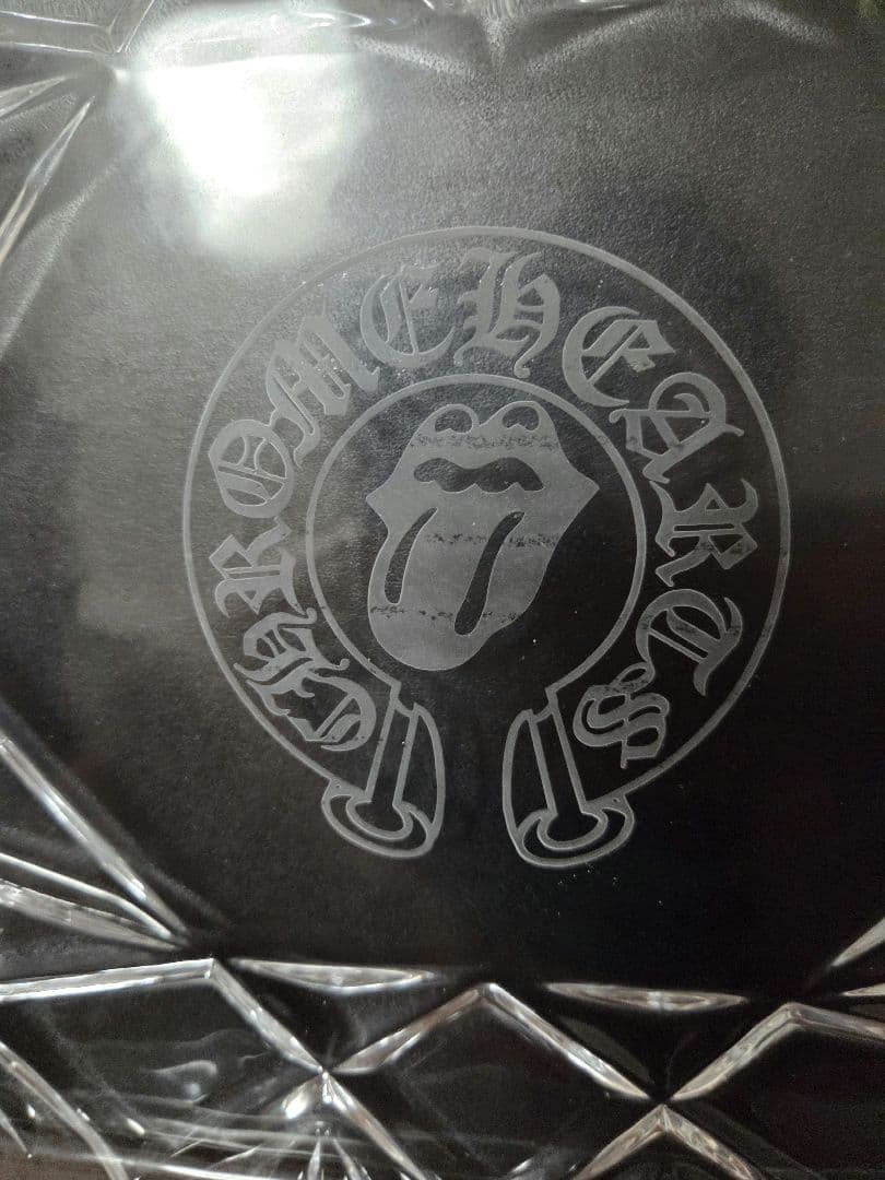 未使用保管品箱付美品クロムハーツバカラ中型トレーお皿ガラス送料無料