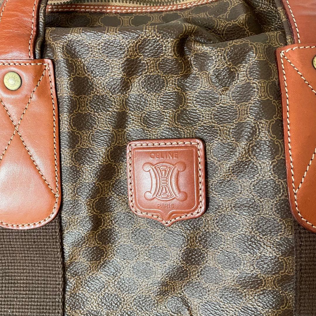 CELINE ブラウン ボストンバッグ