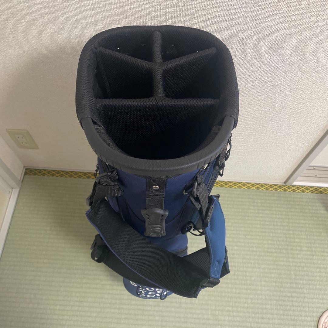 BLUE TEE GOLF キャディバッグ ネイビー