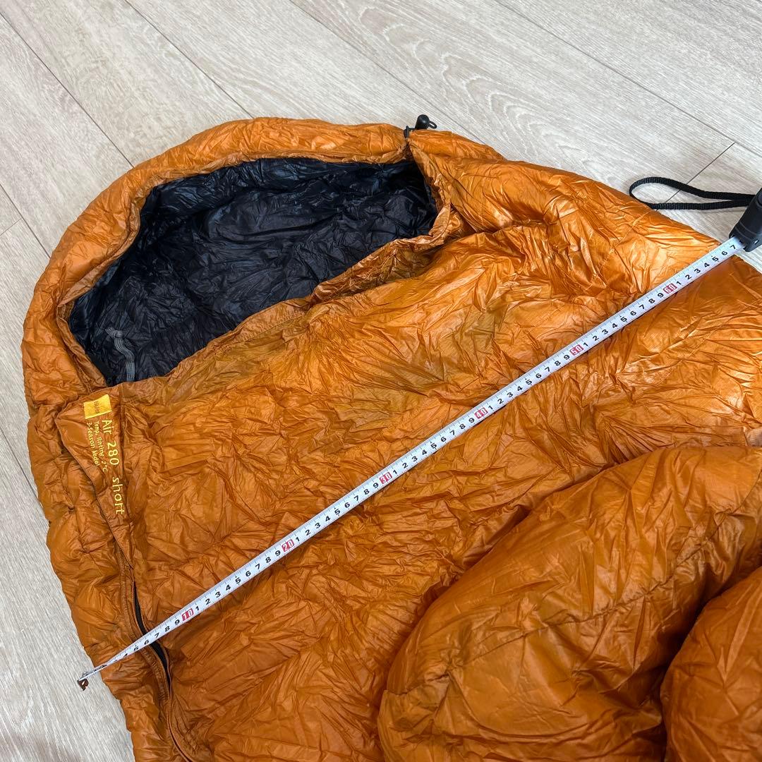 の*り様 ISUKA AIR280 Short シュラフ シュラフカバー 圧縮バ