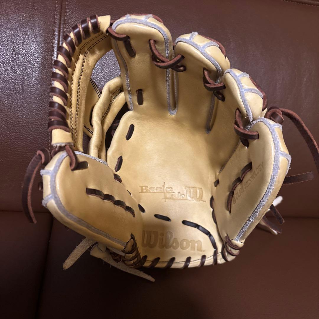 Wilson BASIClab 軟式野球グローブ ベージュ　型付け済み　87
