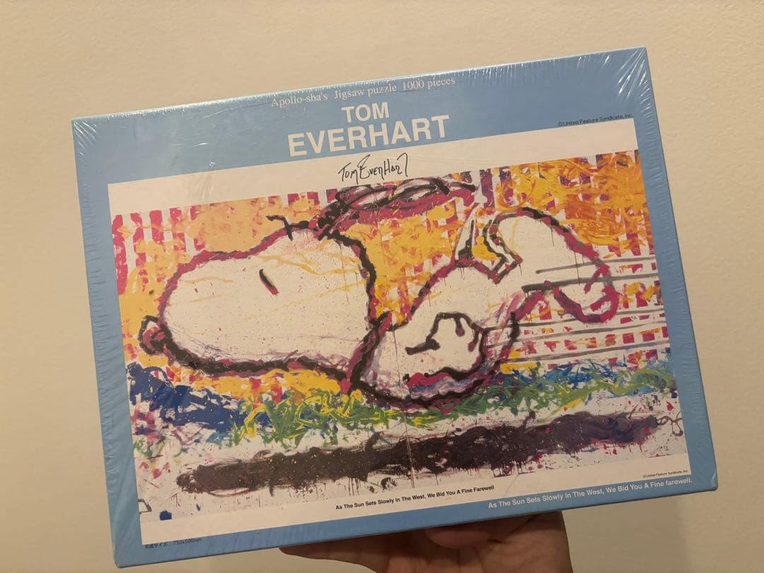 アポロ社　ジクソーパズル　スヌーピ　トム エバハート　1000ピース　廃盤
