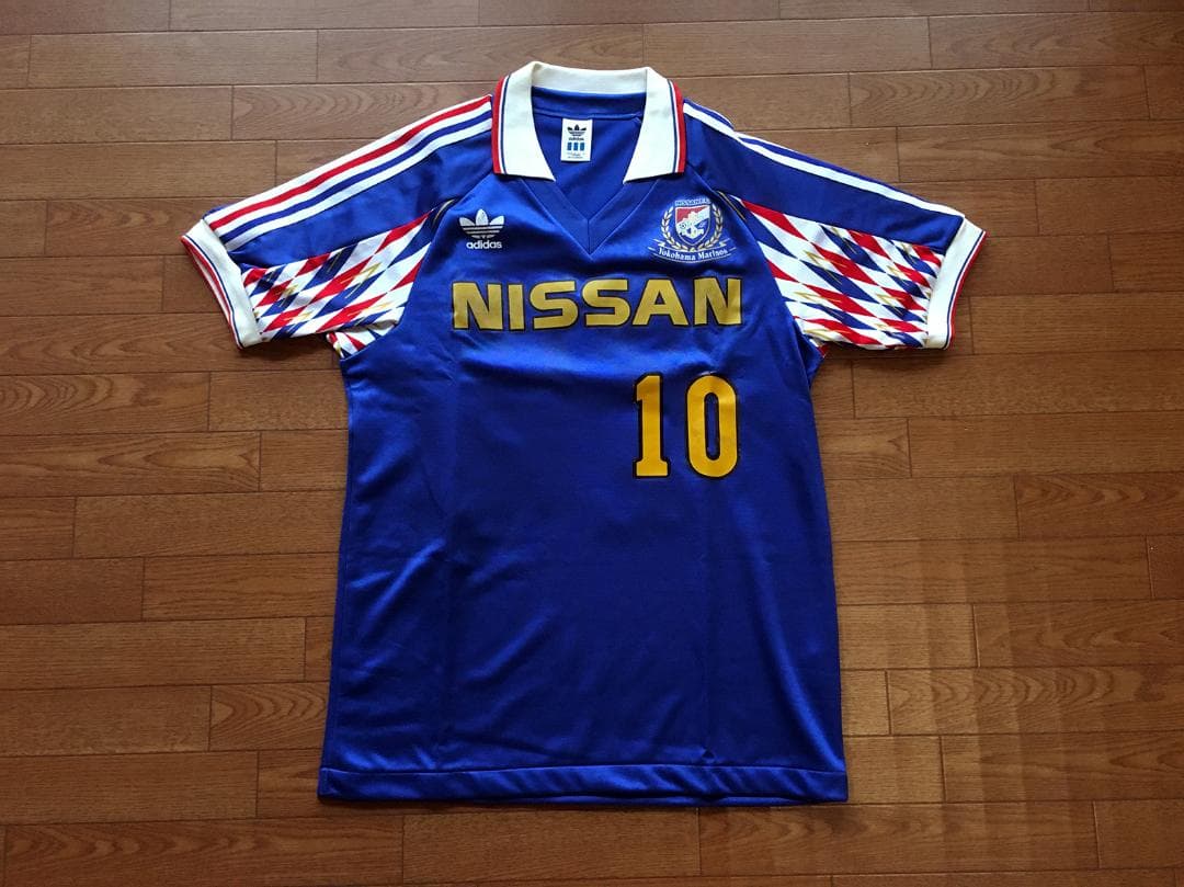 アディダス｜横浜マリノス｜初代ユニフォーム｜木村和司　Mr.マリノストリコロール