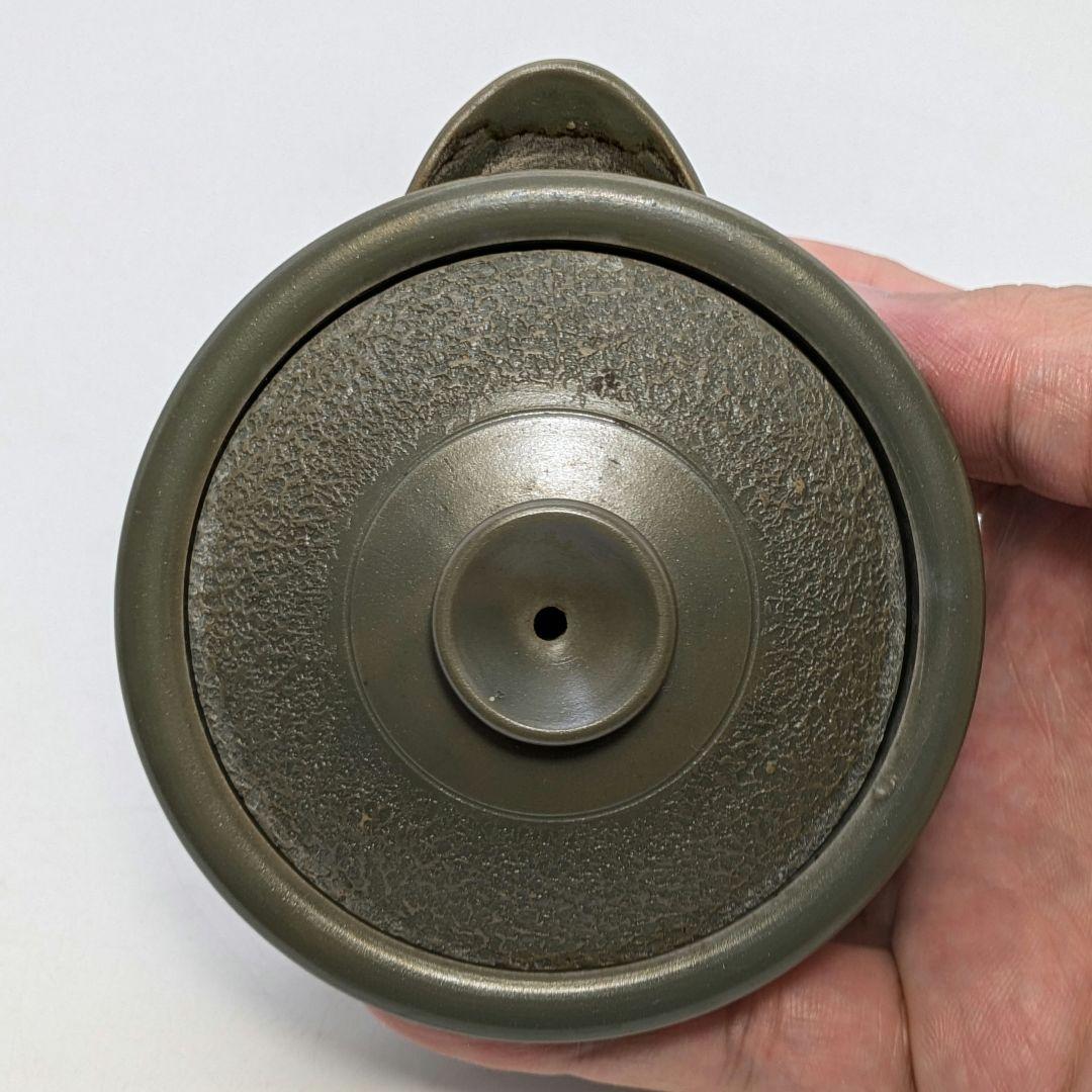 藤田龍峰 青備前石目煎茶器（宝瓶・湯冷まし・煎茶碗5客） 合箱合布 備前焼 急須