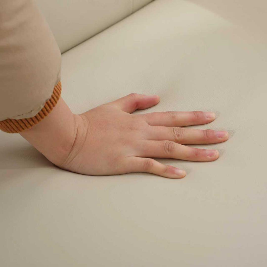 【新品】3人掛けソファ ダークブラウンPVCレザー 高級感