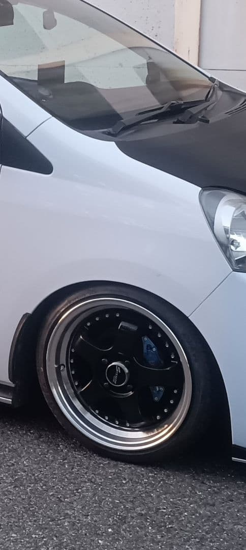 ★ダイハツイースla300s　車高調★ジャンク品/バネ４本、ベアリング付