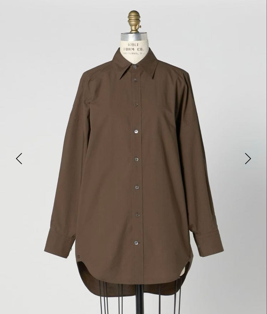 （未使用）BLAMINK コットン レギュラー カラーシャツ 36