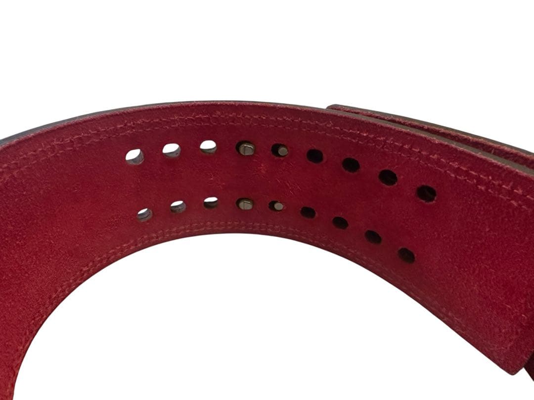 SBD トレーニング・パワーベルト 黒/赤　Mサイズ