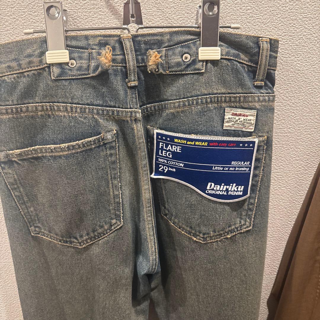 DAIRIKU フレアレッグデニム 29インチ
