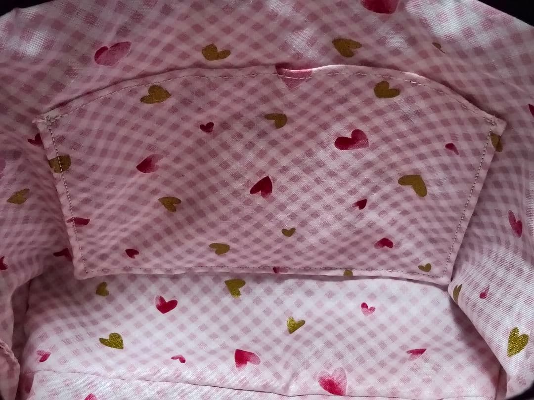 【受注制作】両面ミニトート（内側あり）3点、 両面巾着袋 （裏地あり）1点