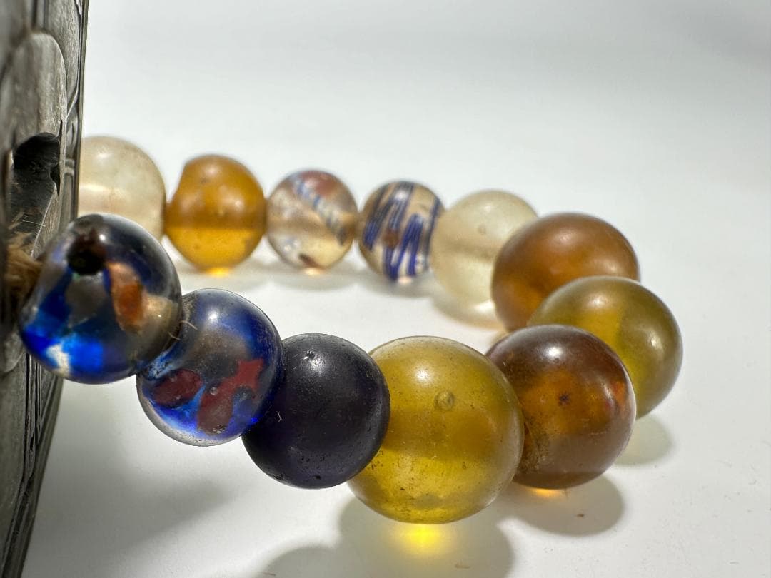 北海道アイヌ民族　アイヌ玉　首飾りタマサキ