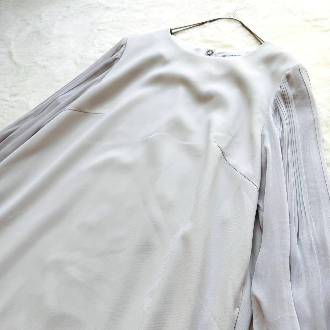 【新品未使用】23区トリアセダブルジョーゼット ワンピース　大きいサイズ　21号