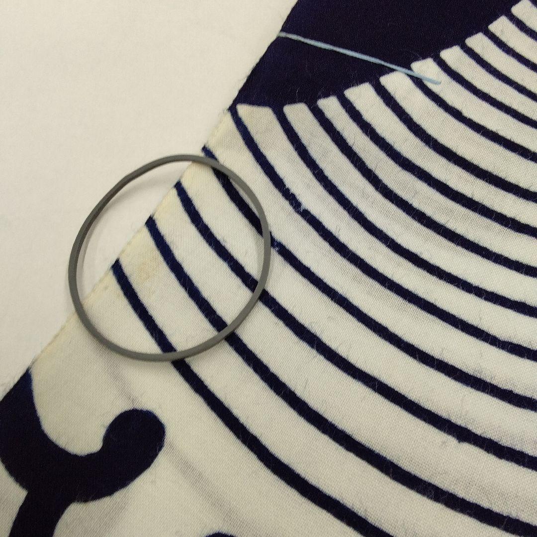 【新江戸染】丸久商店　浴衣反物　波　濃紺　#435