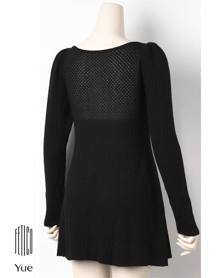 【新品】WACOAL ＦＥＴＩＣＯ×Ｙｕｅ　シルク混のカシミヤニットカーディガン