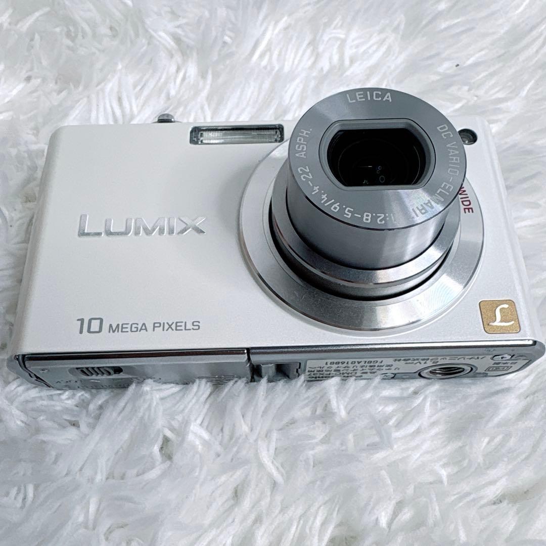 【動作品】Panasonic LUMIX デジカメ DMC-FX37 ホワイト