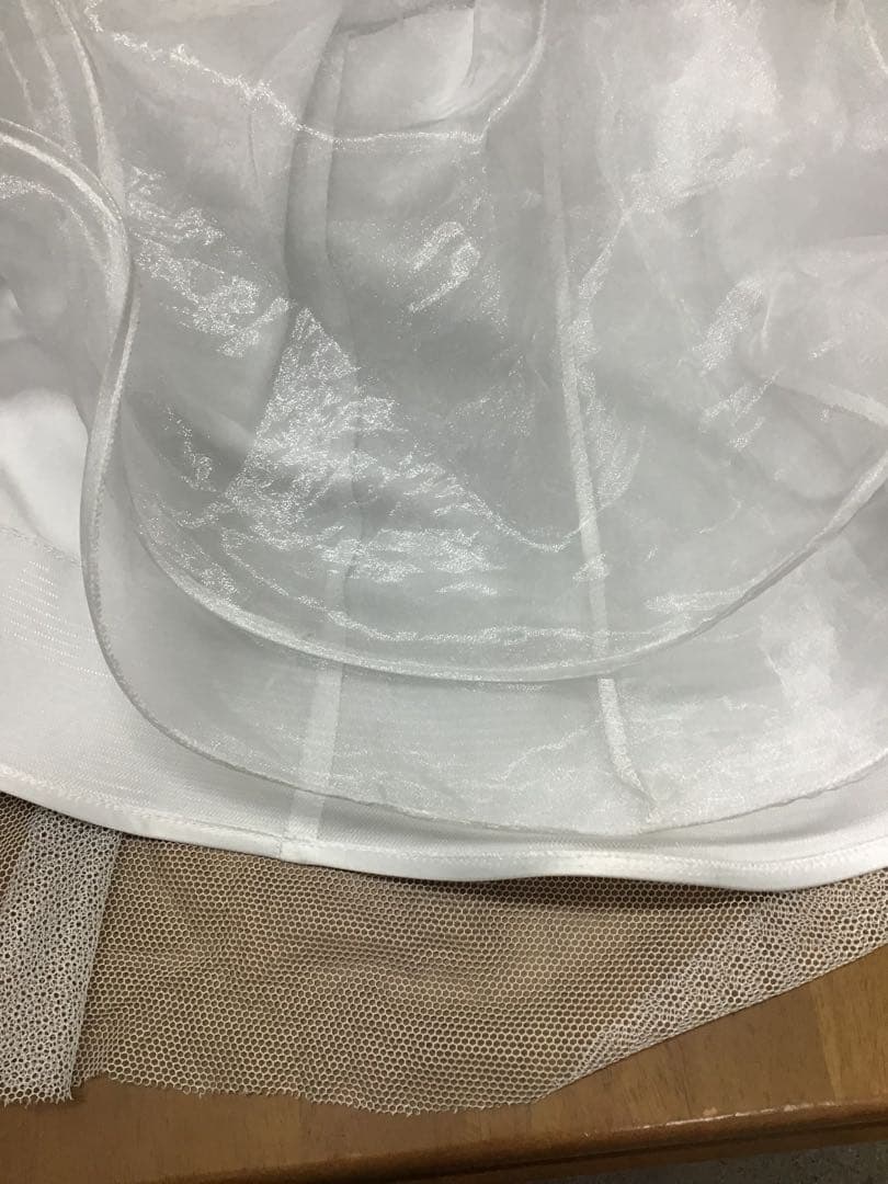 社交ダンスドレス　白　タカダンス