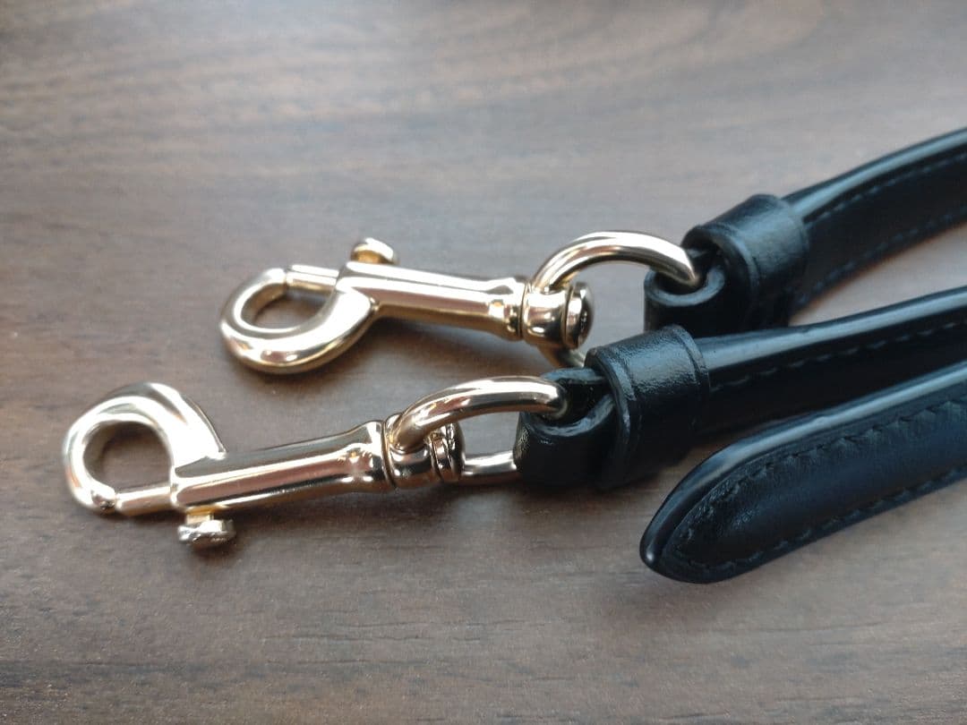 ☆いちページ☆ COACH 濃茶×ブラック　レザーバック＆財布セット